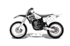 Yamaha YZ426 F 4 Stroke Dirt Bike Graphic Kit - 1998-2002 Silver Star - Reloaded White