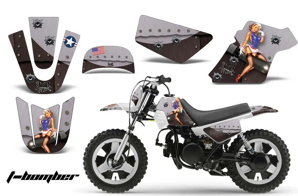 Yamaha PW50 Dirt Bike Custom Graphic Kit - 1990-2022