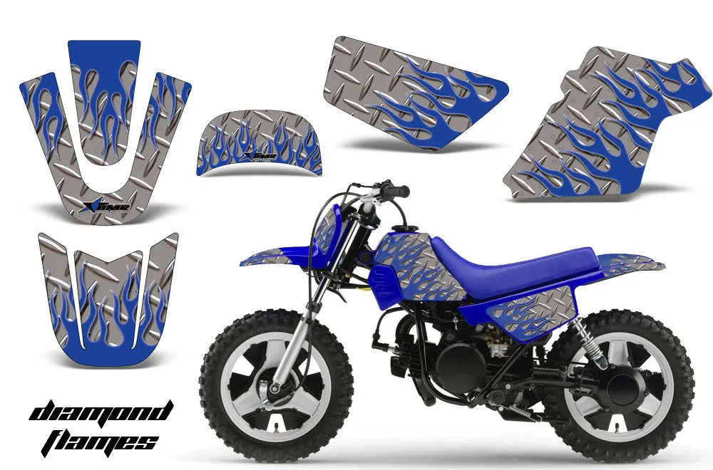 Yamaha PW80 Dirt Bike Custom Graphic Kit - 1996-2006