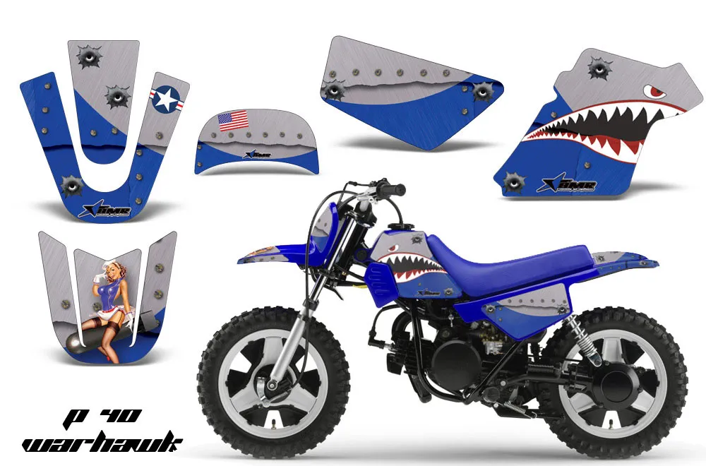 Yamaha PW80 Dirt Bike Custom Graphic Kit - 1996-2006