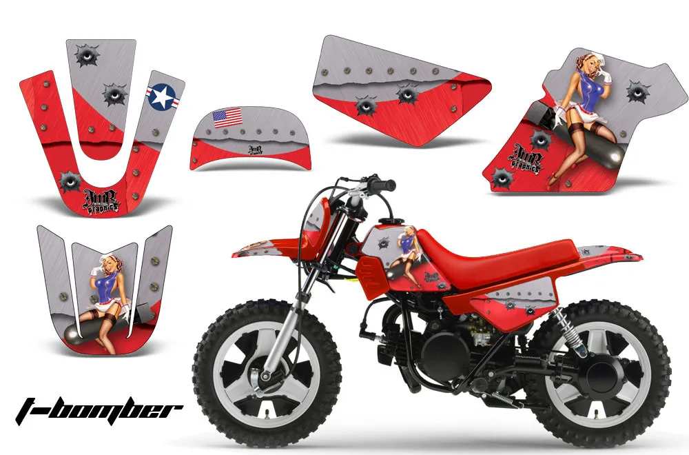 Yamaha PW80 Dirt Bike Custom Graphic Kit - 1996-2006