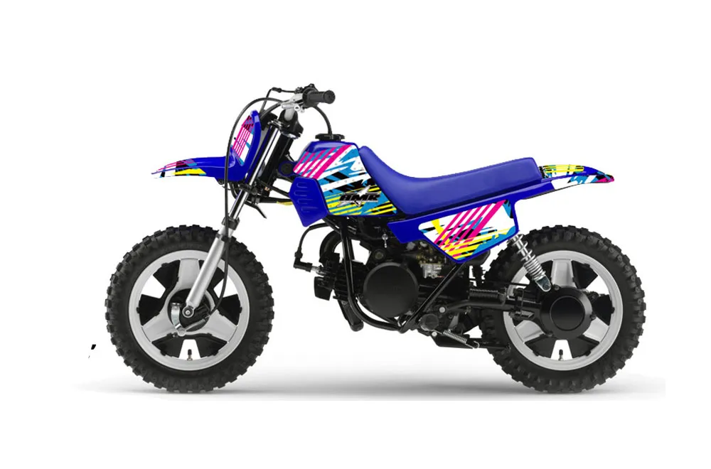 Yamaha PW80 Dirt Bike Graphic Kit - 1996-2006 Flashback