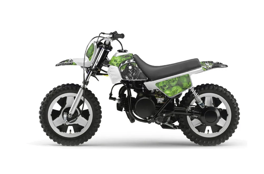 Yamaha PW80 Dirt Bike Graphic Kit - 1996-2006 Reaper Green