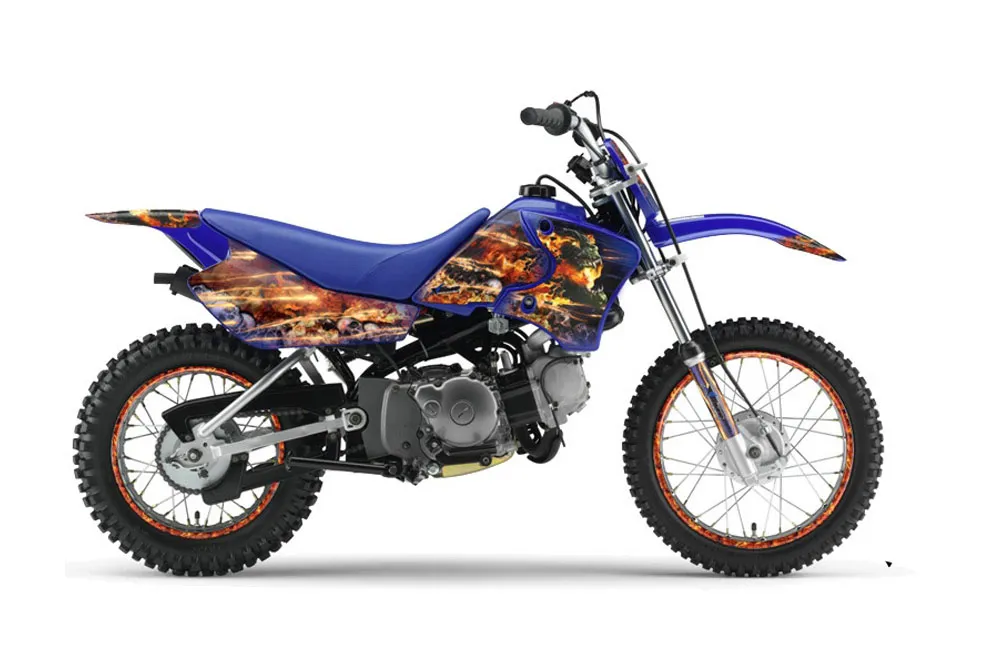 Yamaha TTR90 Dirt Bike Graphic Kit - 2000-2007 Firestorm Blue