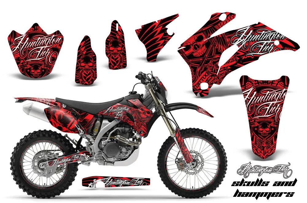 Yamaha WR250F Dirt Bike Custom Graphic Kit - 2007-2014
