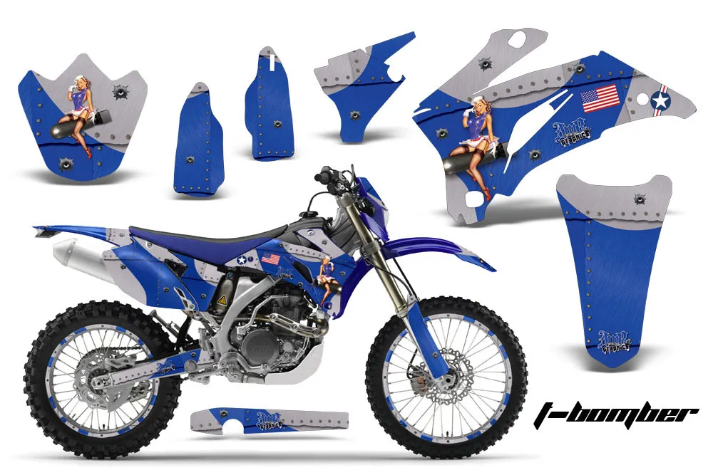 Yamaha WR250F Dirt Bike Custom Graphic Kit - 2007-2014