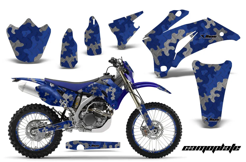 Yamaha WR250F Dirt Bike Custom Graphic Kit - 2007-2014