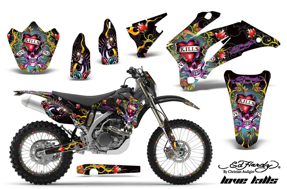 Yamaha WR250F Dirt Bike Custom Graphic Kit - 2007-2014