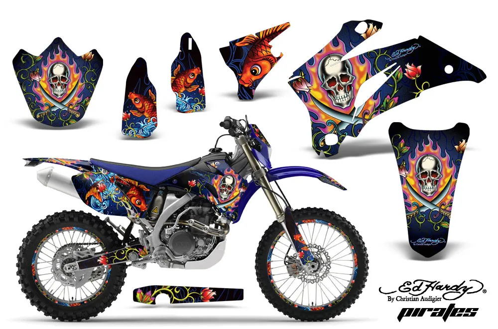 Yamaha WR250F Dirt Bike Custom Graphic Kit - 2007-2014