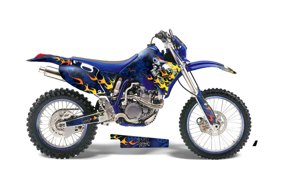 Yamaha WR400 Dirt Bike Graphic Kit - 1998-2002 Motorhead Blue