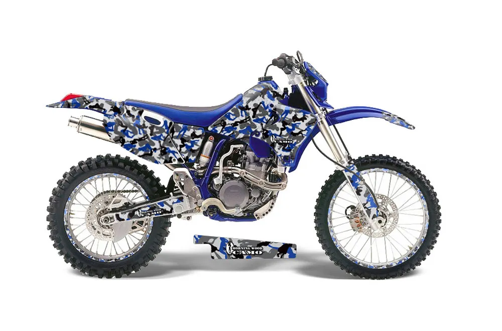 Yamaha WR400 Dirt Bike Graphic Kit - 1998-2002 Urban Camo Blue