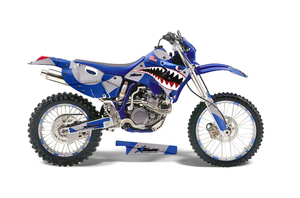Yamaha WR426F Dirt Bike Graphic Kit - 1998-1999 P40 Warhawk Blue