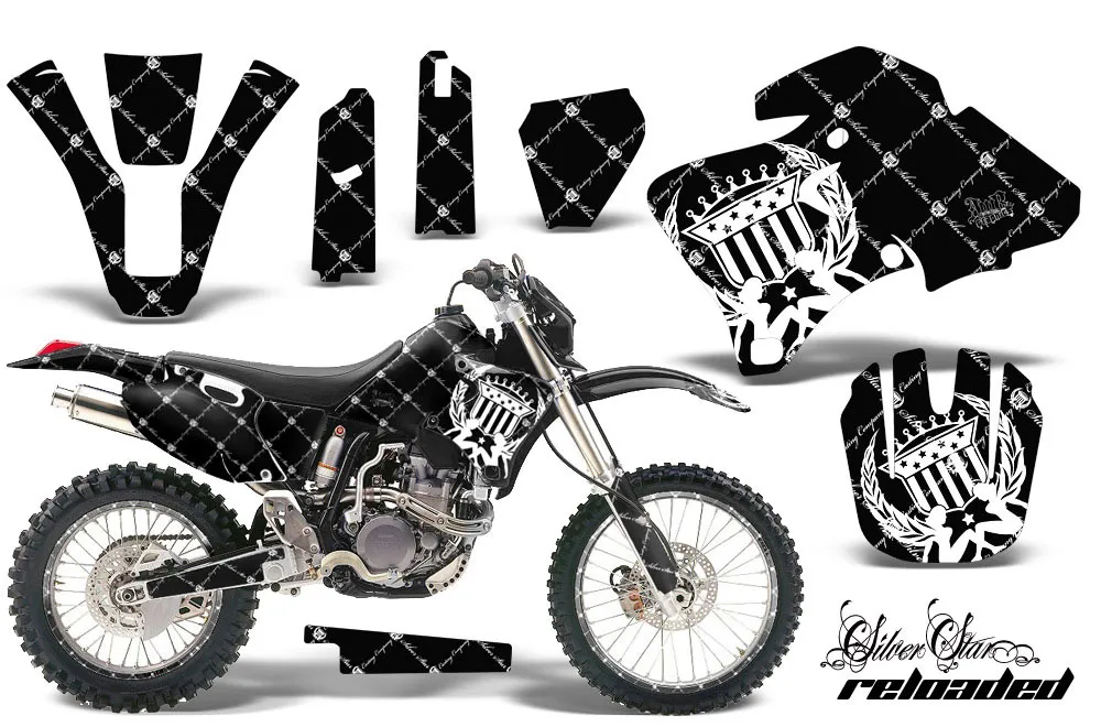 Yamaha WR426F Dirt Bike Graphic Kit - 1998-1999 Silver Star - Reloaded White