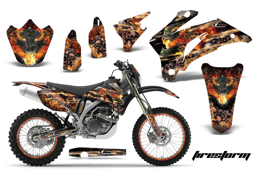 Yamaha WR450F Dirt Bike Custom Graphic Kit - 2007-2011