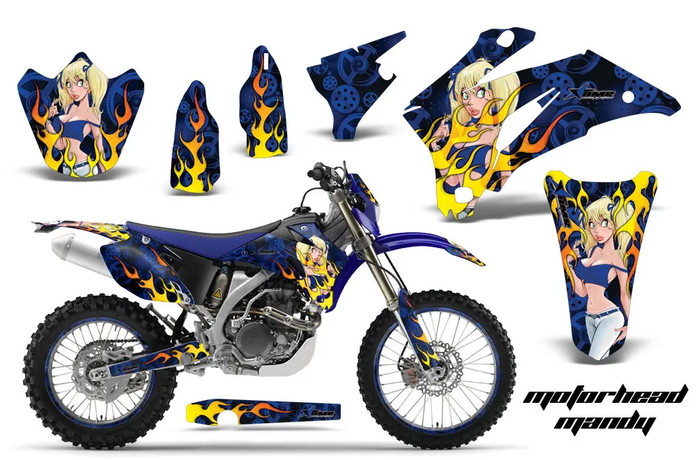 Yamaha WR450F Dirt Bike Custom Graphic Kit - 2007-2011