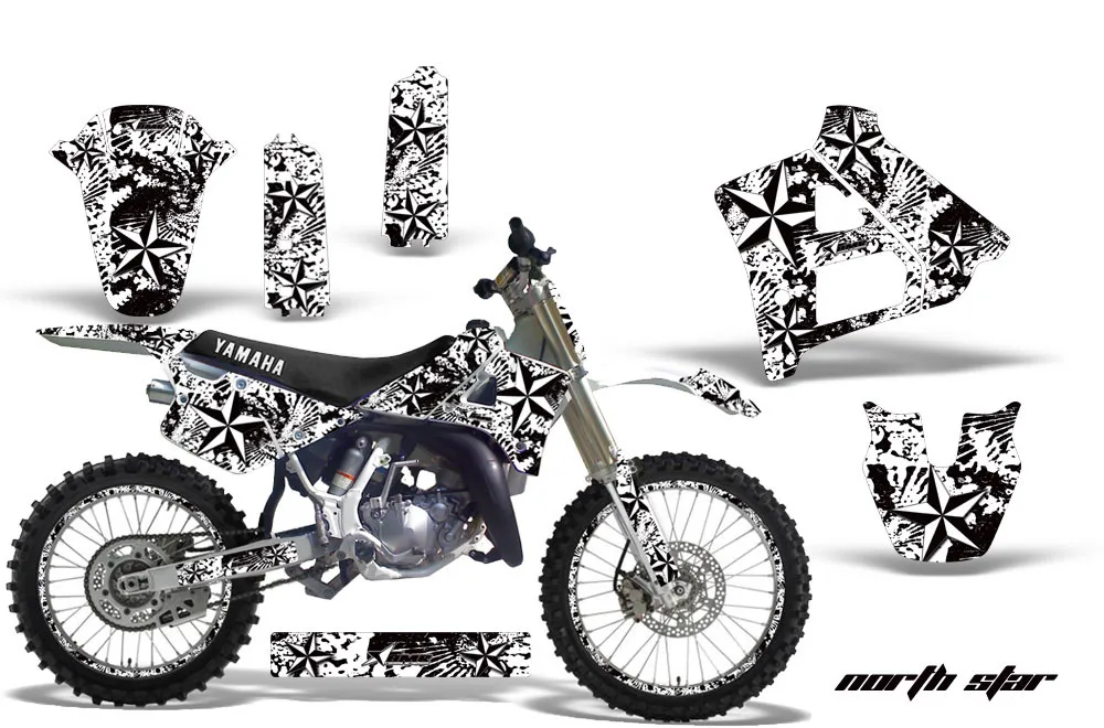 Yamaha YZ125 2 Stroke Dirt Bike Custom Graphic Kit - 1991-1992