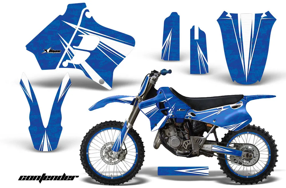 Yamaha YZ125 2 Stroke Dirt Bike Custom Graphic Kit - 1991-1992