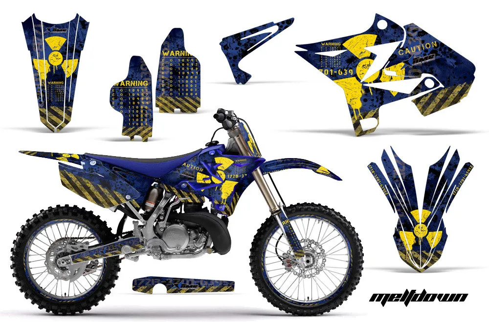 Yamaha YZ125 Dirt Bike Custom Graphic Kit - 2002-2014