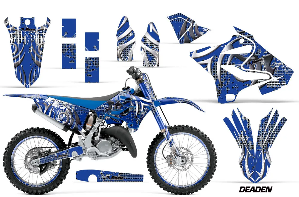 Yamaha YZ125 Dirt Bike Graphic Kit - 2015-2021 Deaden Blue