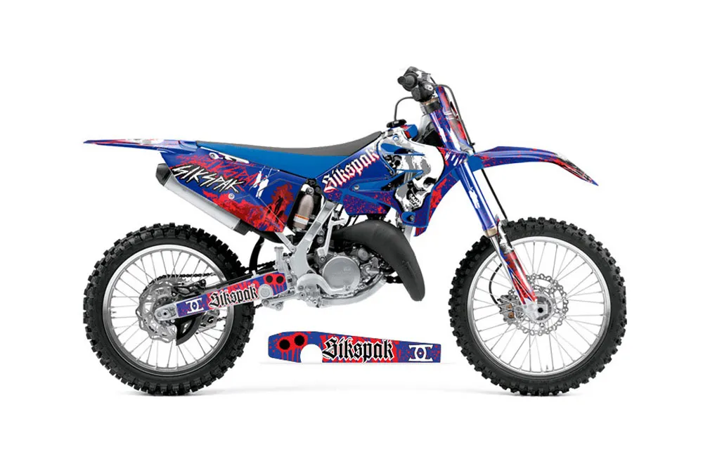 Yamaha YZ125 Dirt Bike Graphic Kit - 2015-2021 Rebirth Blue