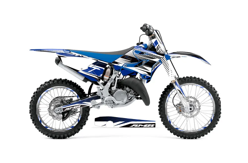 Yamaha YZ125 Dirt Bike Graphic Kit - 2015-2021 Teck Blue