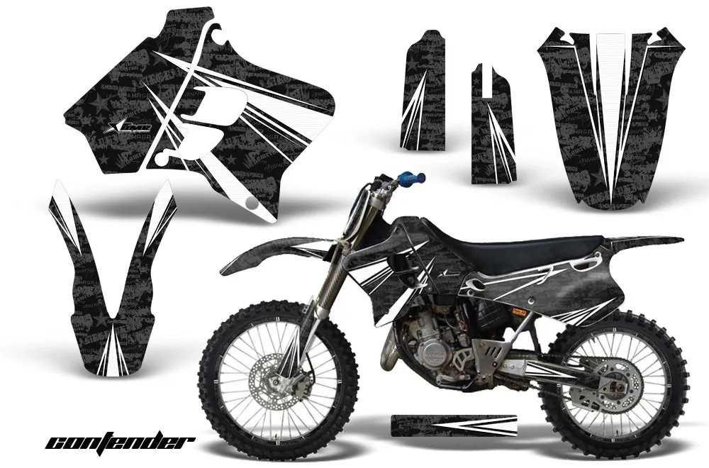 Yamaha YZ250 2 Stroke Dirt Bike Custom Graphic Kit - 1993-1995