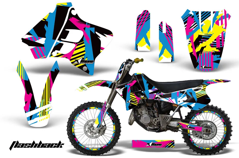 Yamaha YZ250 2 Stroke Dirt Bike Custom Graphic Kit - 1993-1995