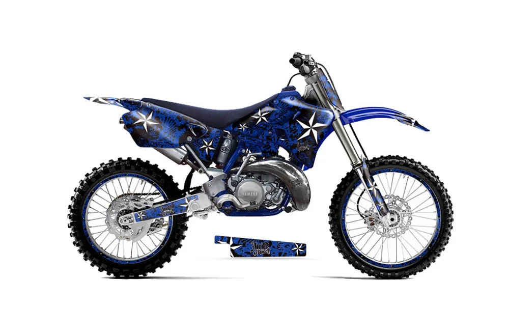 Yamaha YZ250 2 Stroke Dirt Bike Graphic Kit - 1996-2001 Northstar Blue
