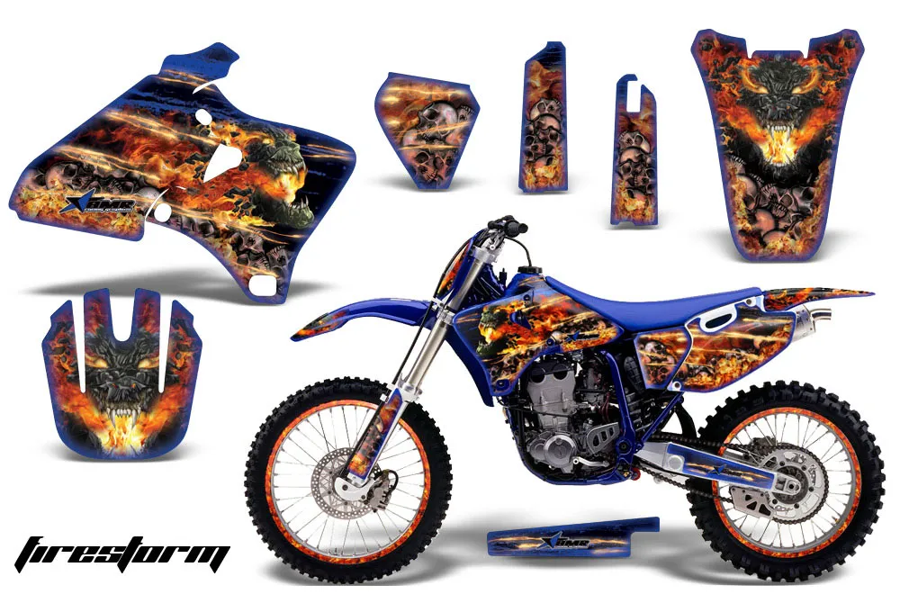 Yamaha YZ250 4 Stroke Dirt Bike Custom Graphic Kit - 1989-2002
