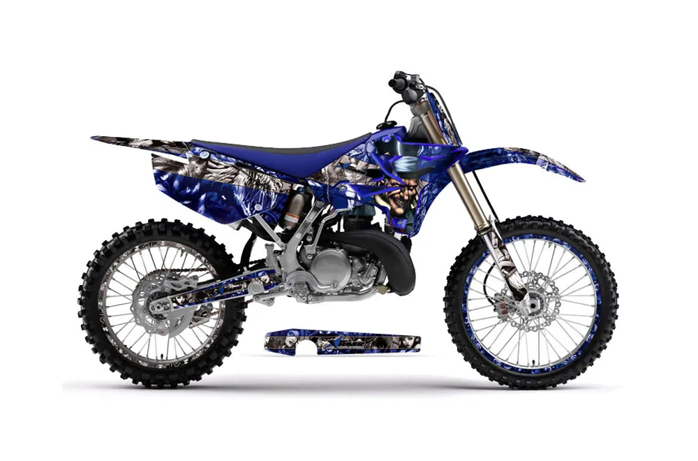 Yamaha YZ250 Dirt Bike Graphic Kit - 2002-2015 Mad Hatter Blue