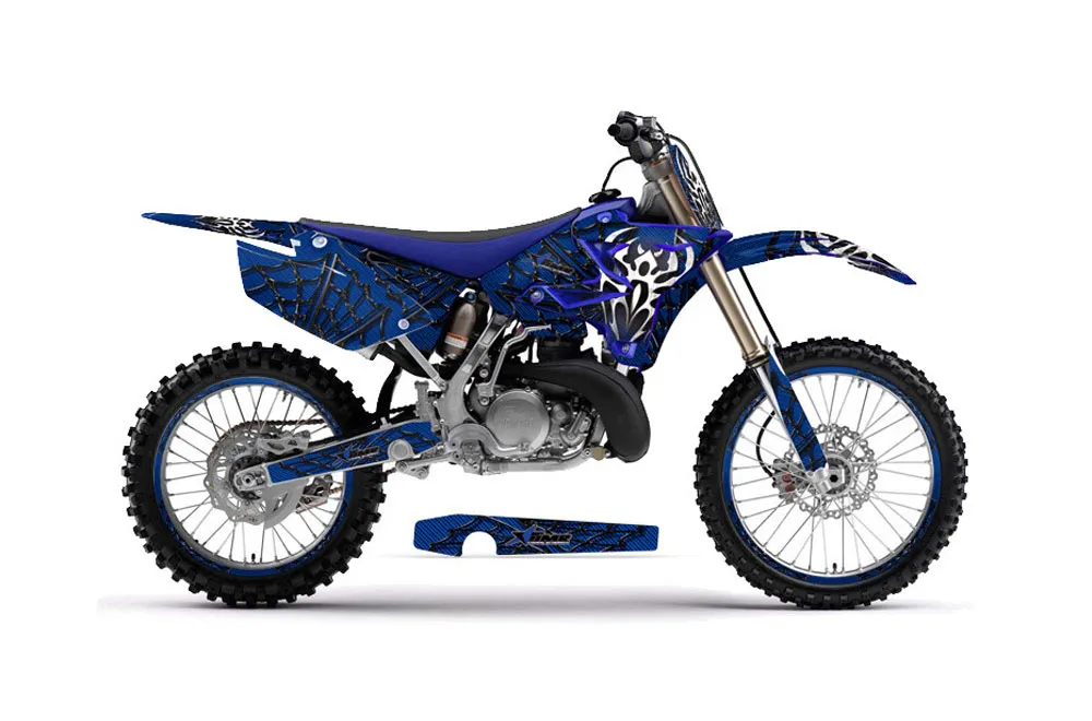 Yamaha YZ250 Dirt Bike Graphic Kit - 2002-2015 Widow Maker Blue