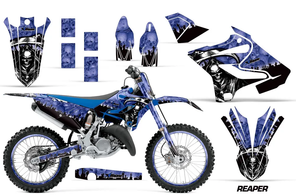 Yamaha YZ250 Dirt Bike Graphic Kit - 2015-2021 Reaper Blue