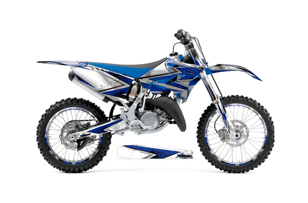 Yamaha YZ250 Dirt Bike Graphic Kit - 2015-2021 Slash Blue
