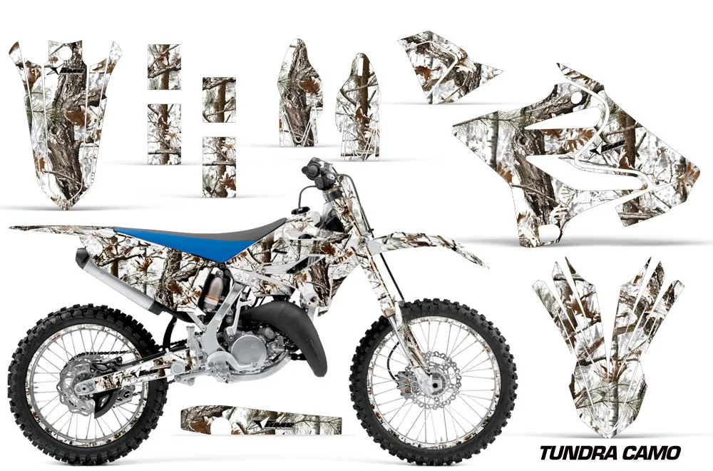 Yamaha YZ250 Dirt Bike Graphic Kit - 2015-2021 Tundra Camo
