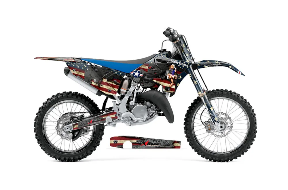 Yamaha YZ250 Dirt Bike Graphic Kit - 2015-2021 WW2