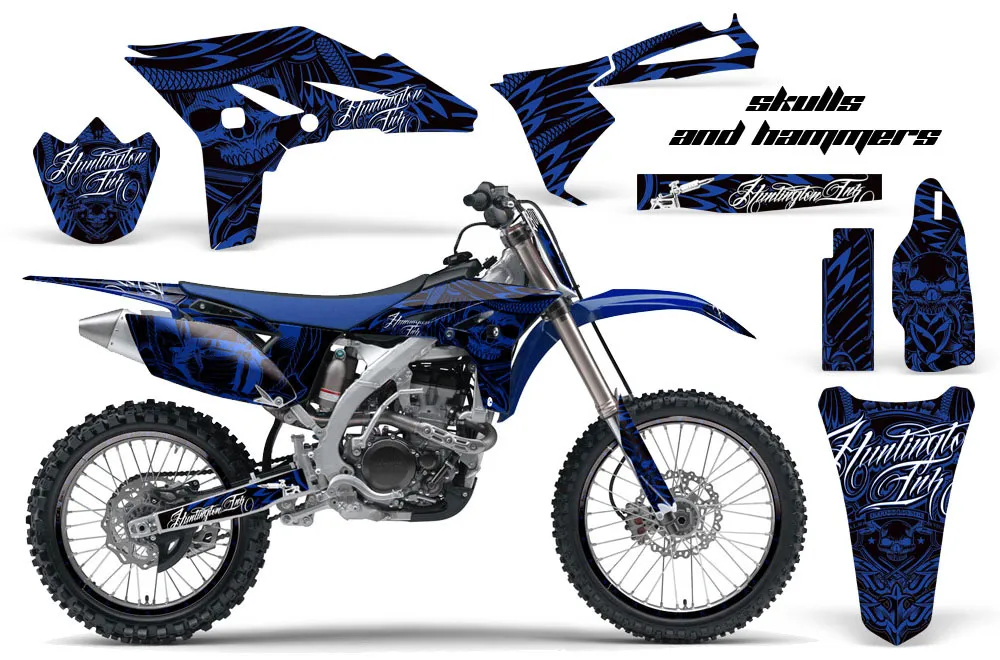 Yamaha YZ250 F 4 Stroke Dirt Bike Custom Graphic Kit - 2010-2013