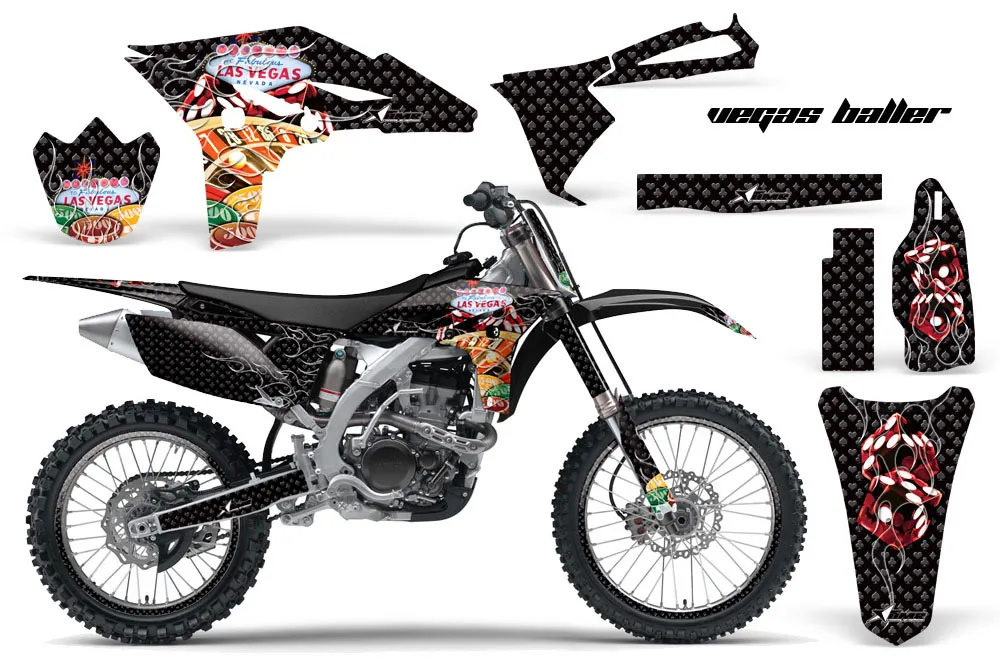 Yamaha YZ250 F 4 Stroke Dirt Bike Custom Graphic Kit - 2010-2013