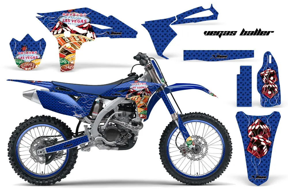 Yamaha YZ250 F 4 Stroke Dirt Bike Custom Graphic Kit - 2010-2013
