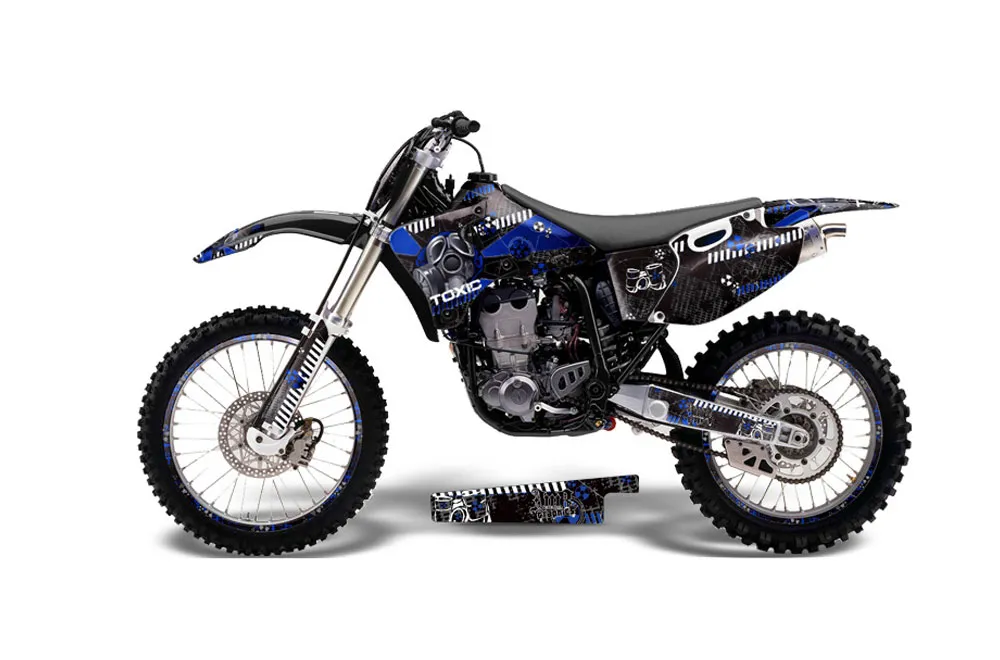 Yamaha YZ426 F 4 Stroke Dirt Bike Graphic Kit - 1998-2002 Toxicity Blue