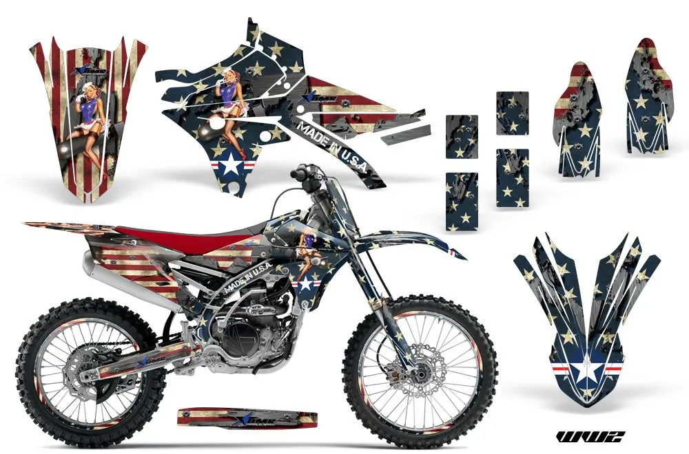 Yamaha YZ450 F Dirt Bike Custom Graphic Kit - 2014-2017