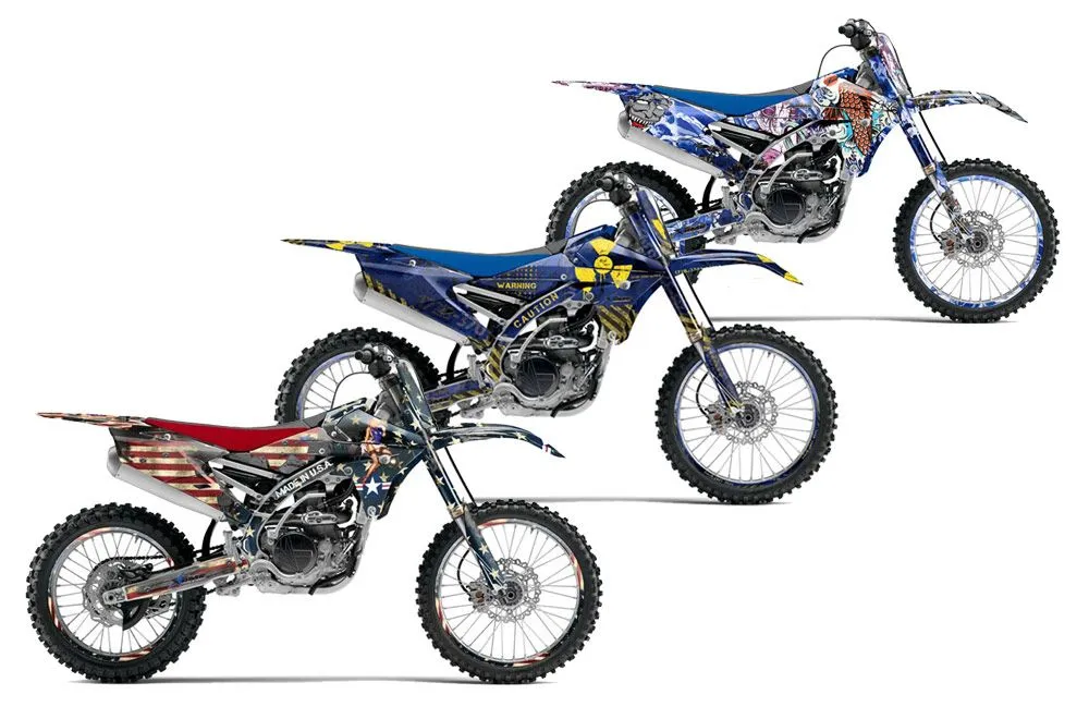 Yamaha YZ450 F Dirt Bike Custom Graphic Kit - 2014-2017