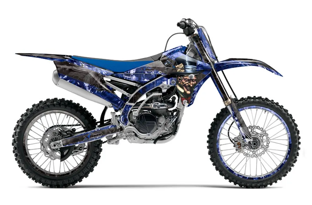 Yamaha YZ450 F Dirt Bike Graphic Kit - 2014-2017 Mad Hatter Blue