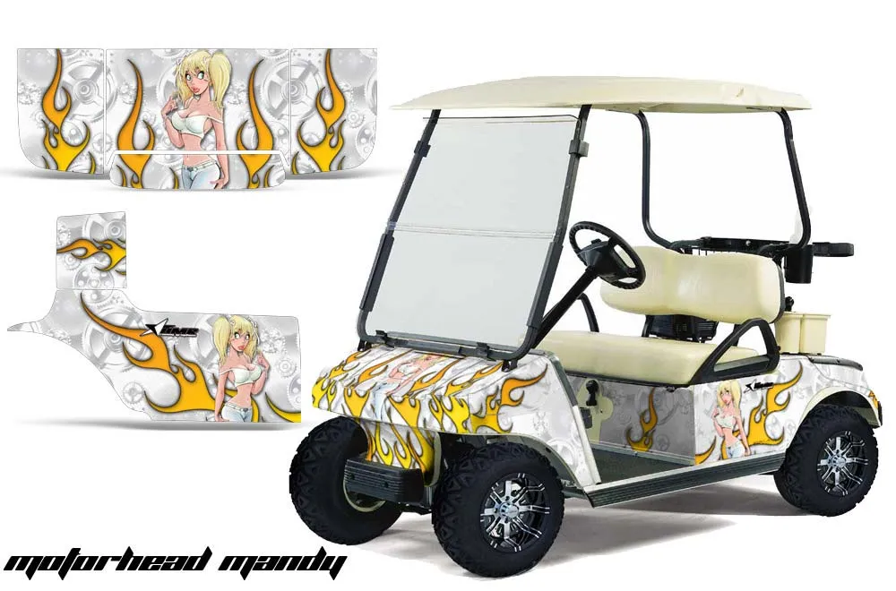 Club Car Golf Cart Graphic Kit - 1983-2014 Customize Your Design