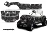 Yamaha G-Series Golf Cart Graphic Kit - 1995-2006 Camoplate Black