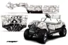Yamaha G-Series Golf Cart Graphic Kit - 1995-2006 Reaper White