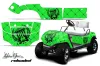 Yamaha G-Series Golf Cart Graphic Kit - 1995-2006 Silver Star Green