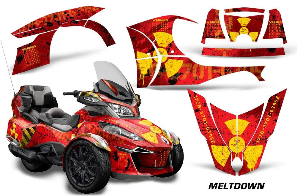 Can Am BRP (RTS) Spyder w/ Trim Kit Custom Graphic Kit - 2014-2019