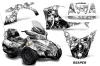 Can Am BRP (RTS) Spyder w/ Trim Kit Graphic Kit - 2014-2019 Reaper White