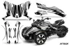 Can Am F3-S Spyder Graphic Kit - All Years Attack Silver