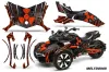 Can Am F3-S Spyder Graphic Kit - All Years Meltdown Orange